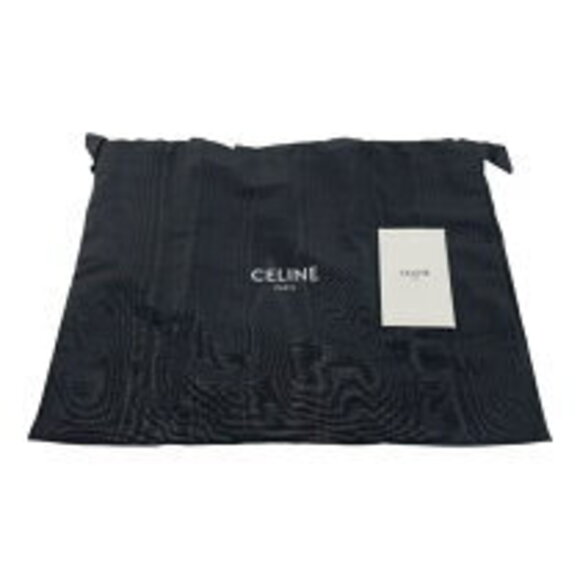 Celine Triomphe Bag Tan Textile Calf Leather - Picture 9 of 11